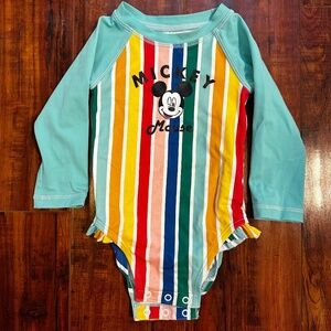 Hanna Andersson x Disney Mickey Mouse Swimsuit worn twice